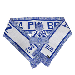 Zeta White Scarf & Hat Set