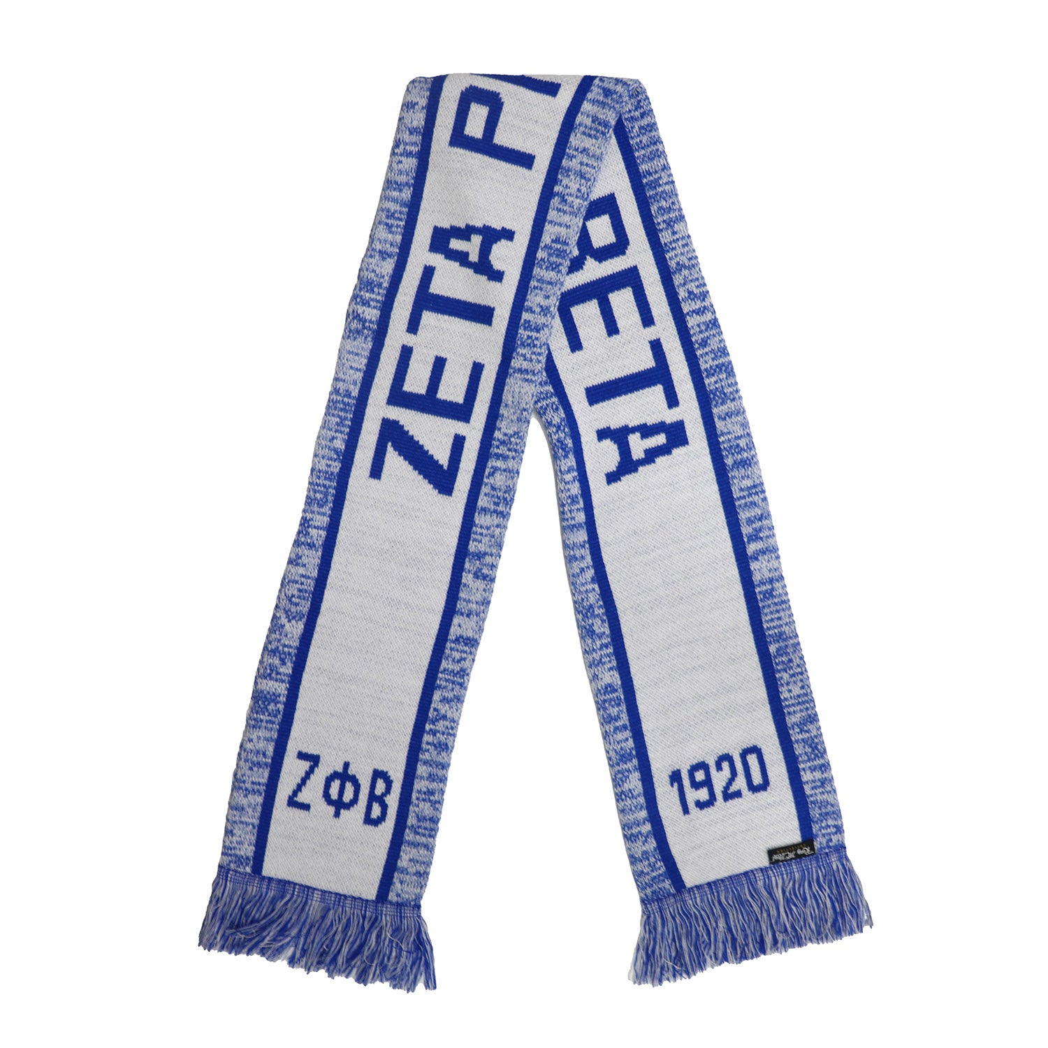 Zeta White Scarf & Hat Set
