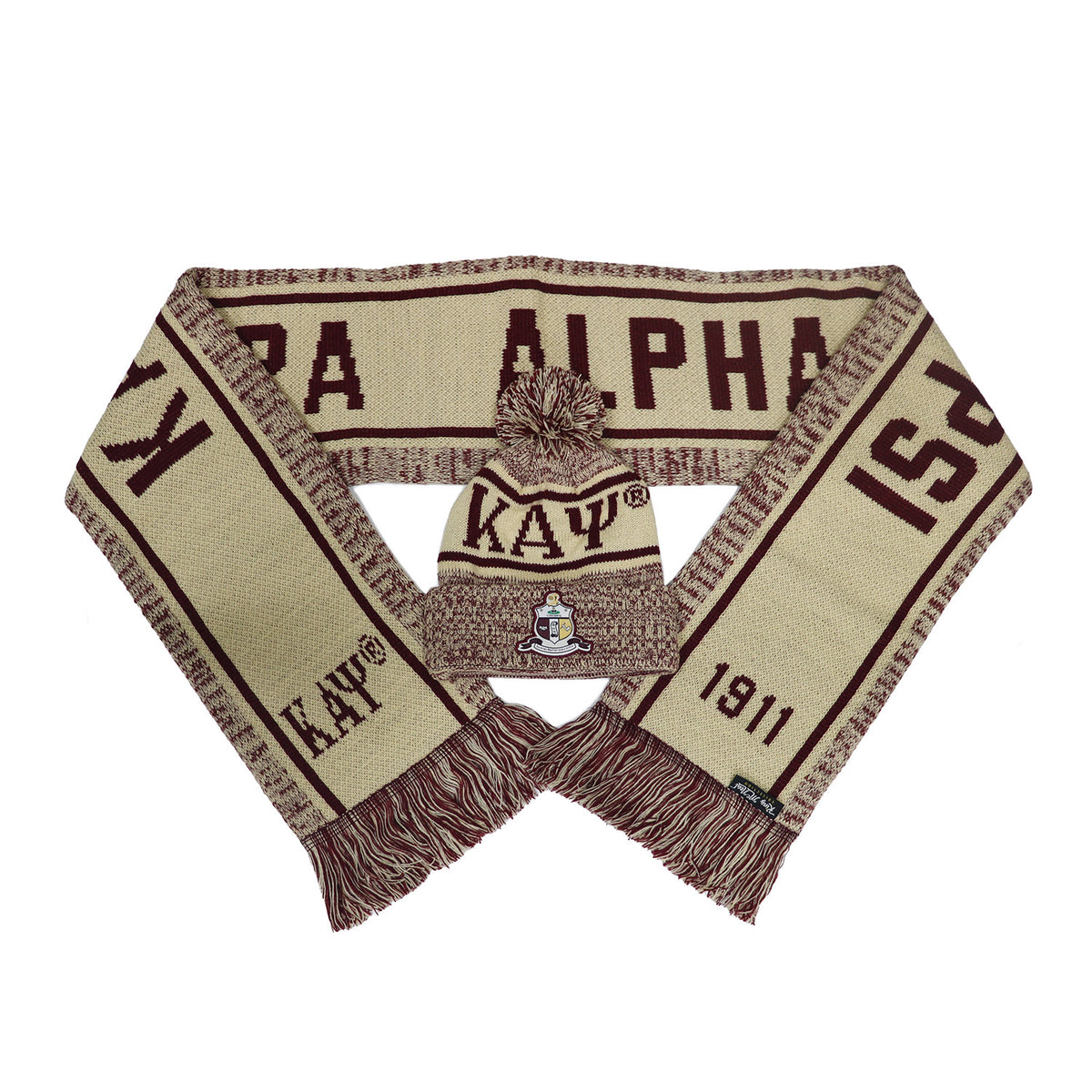 Kappa Kream &  Krimson Scarf & One Hat