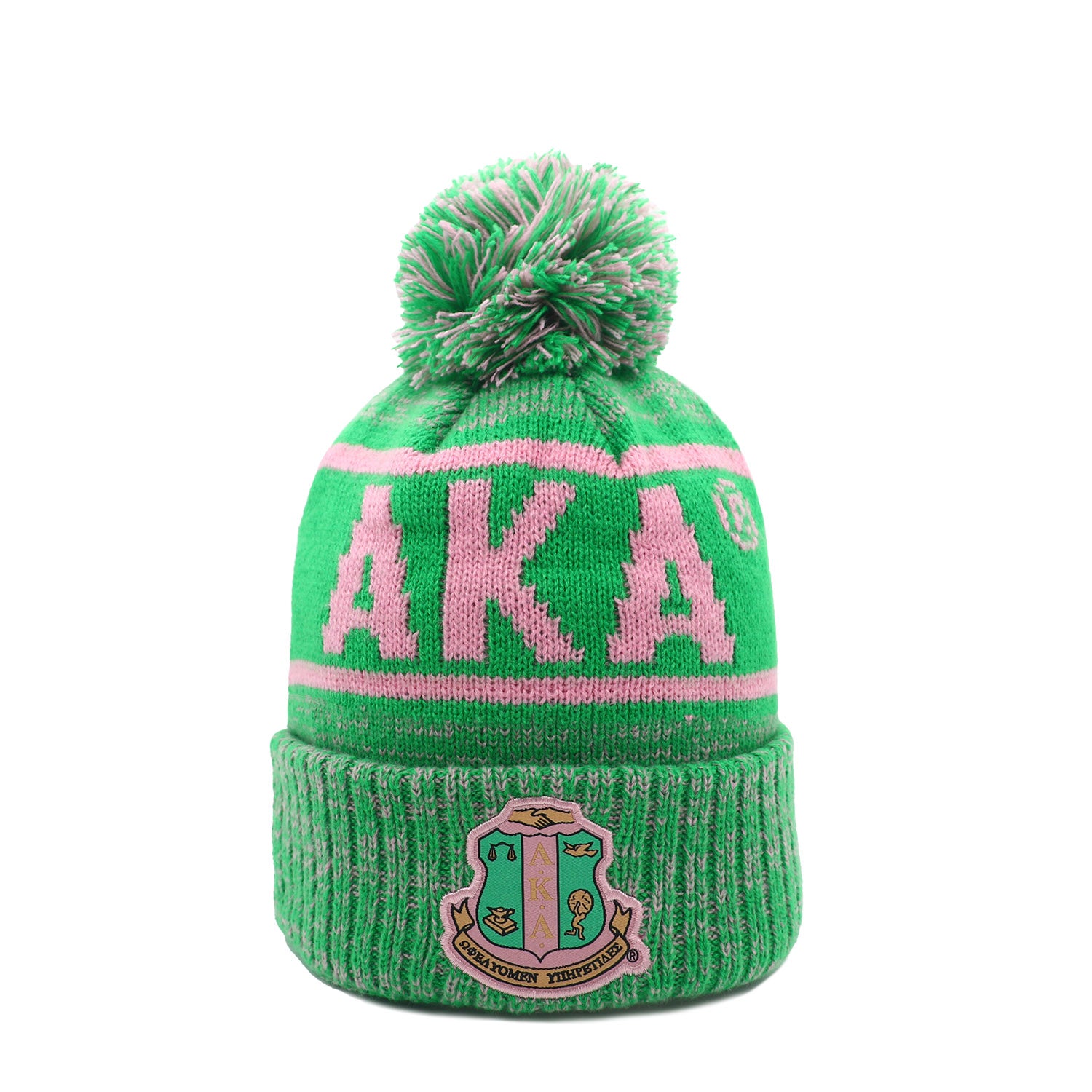 AKA Green Scarf & Hat Set