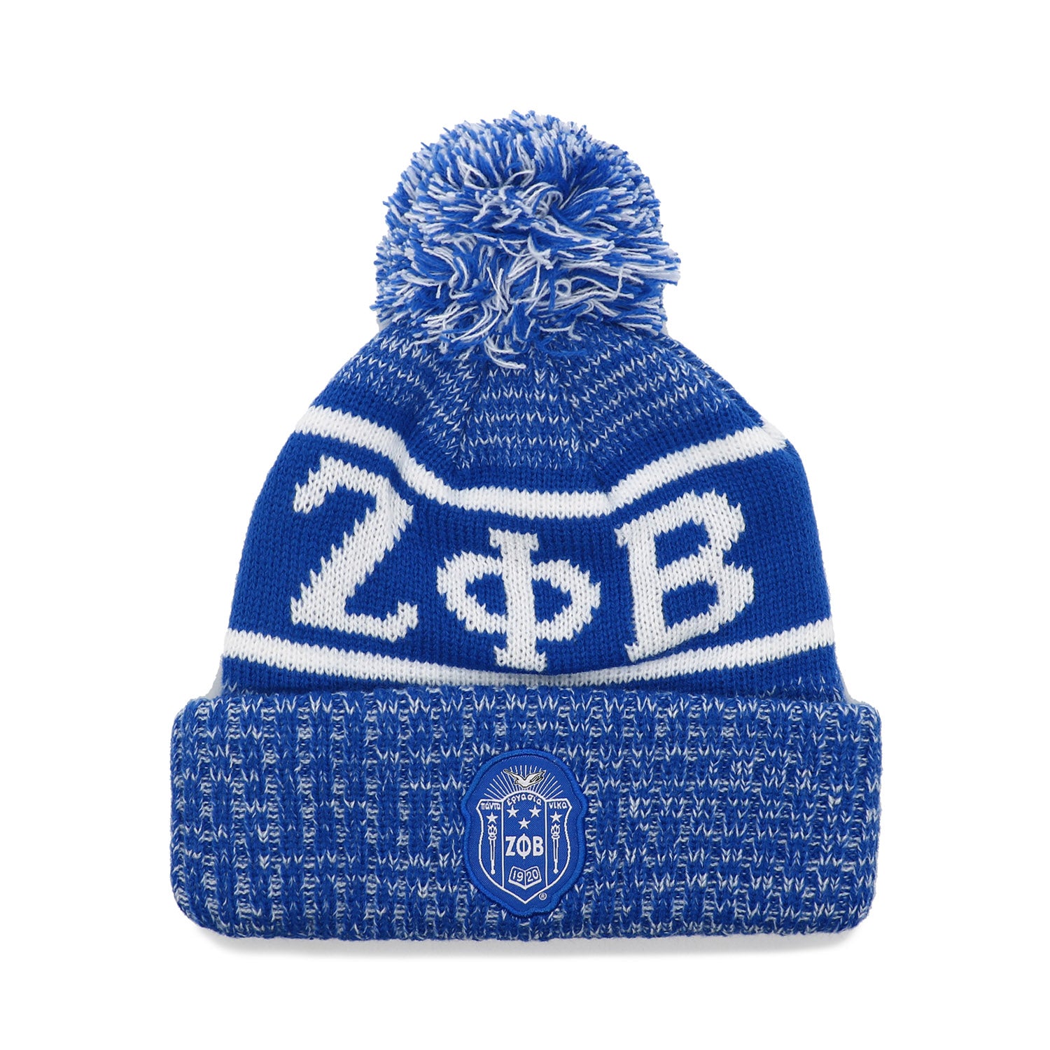 Zeta Blue Scarf & Hat Set