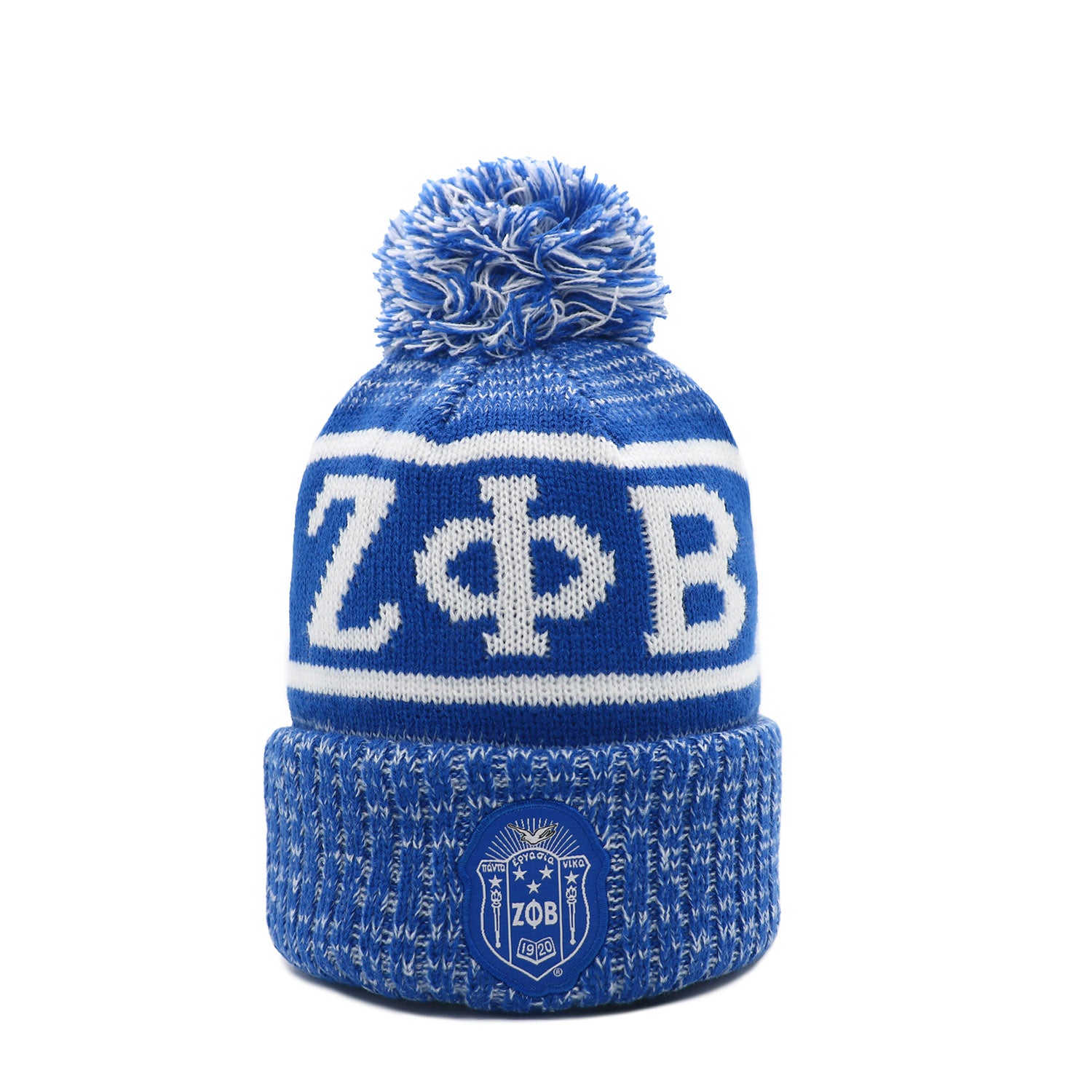 Zeta Blue Scarf & Hat Set