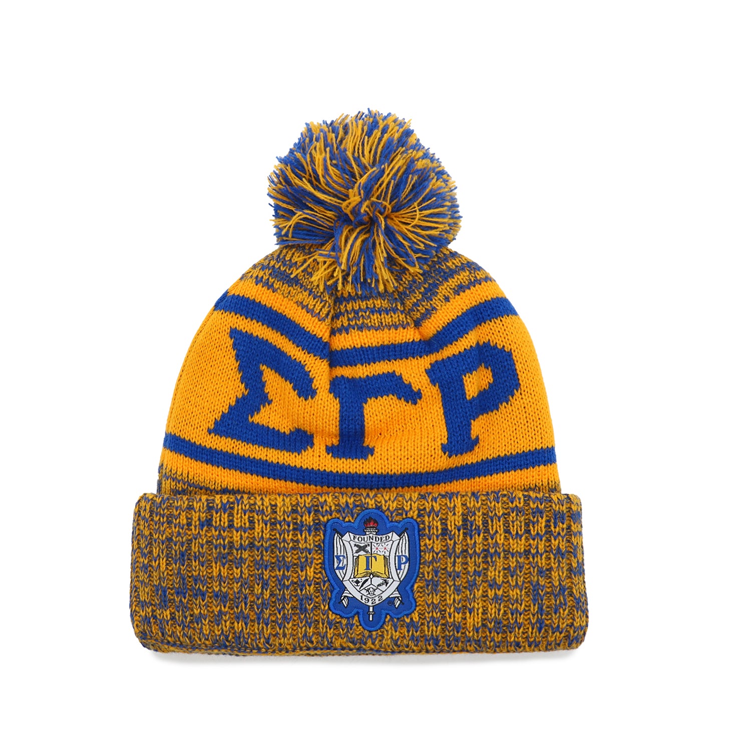 SGRho Gold Scarf & Hat Set