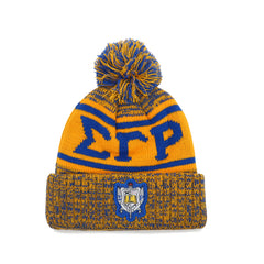 SGRho Gold Scarf & Hat Set