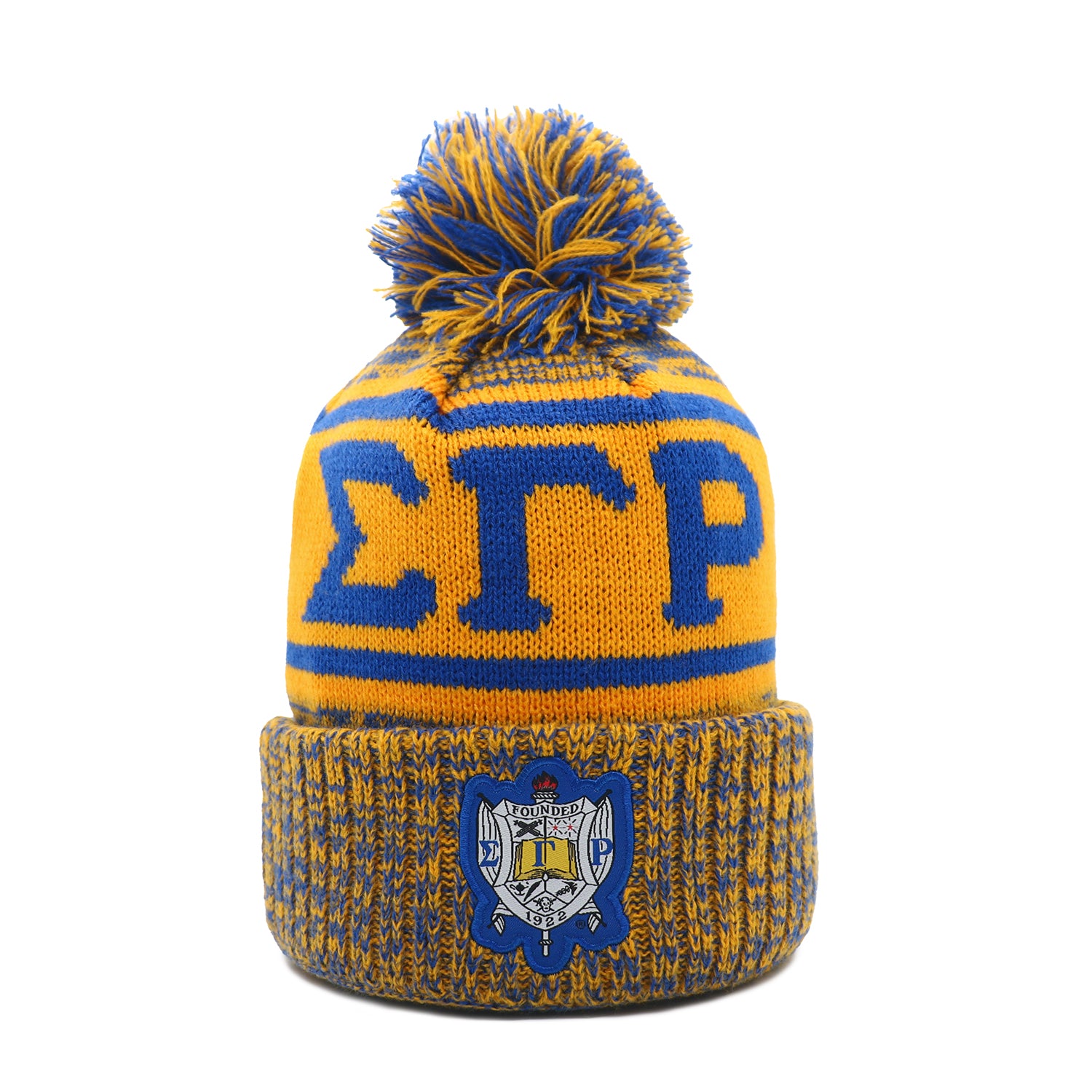SGRho Gold Scarf & Hat Set