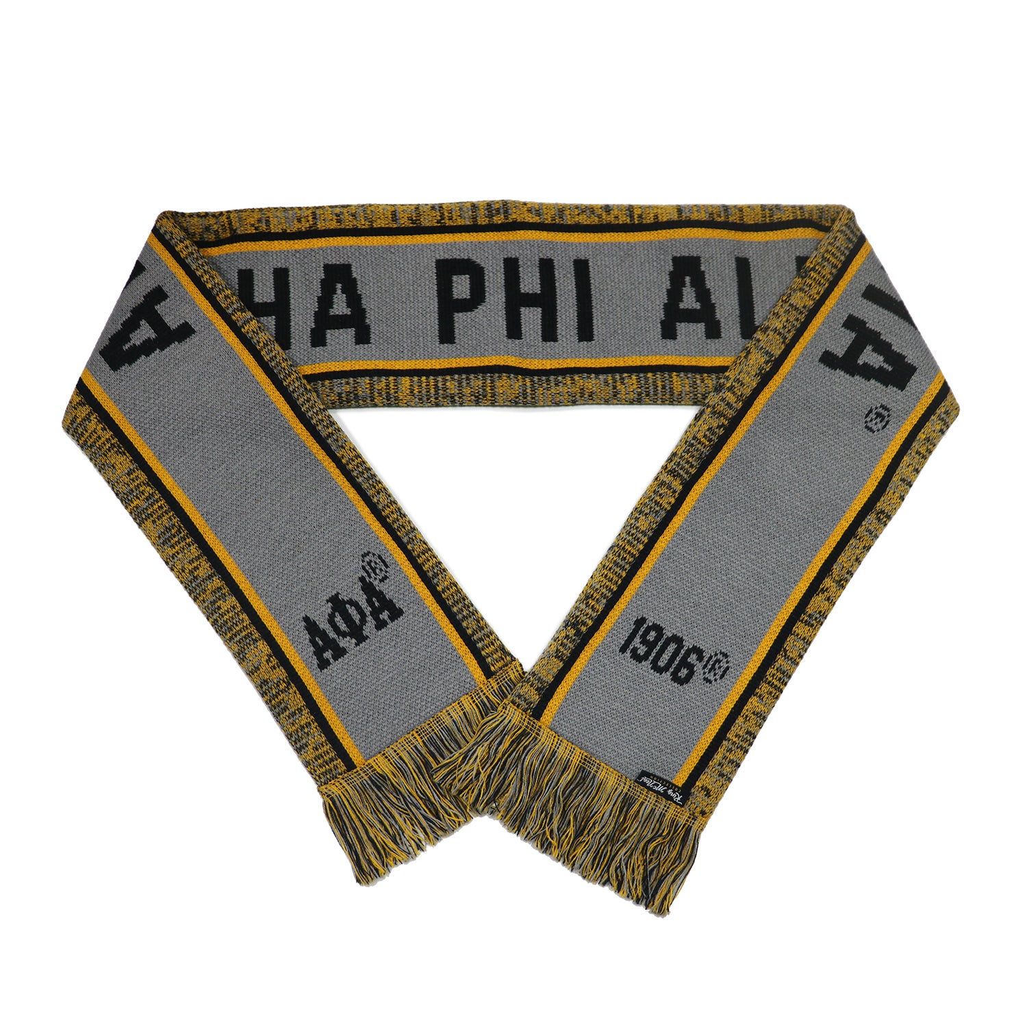Alpha Grey Scarf & One Hat Set