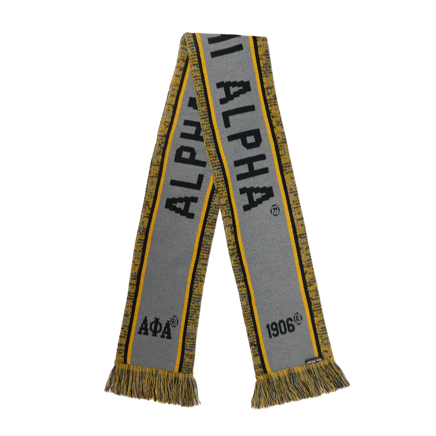 Alpha Grey Scarf & One Hat Set