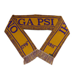 Omega Old Gold Scarf & One Hat Set