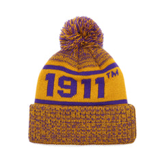 Omega Old Gold Scarf & One Hat Set