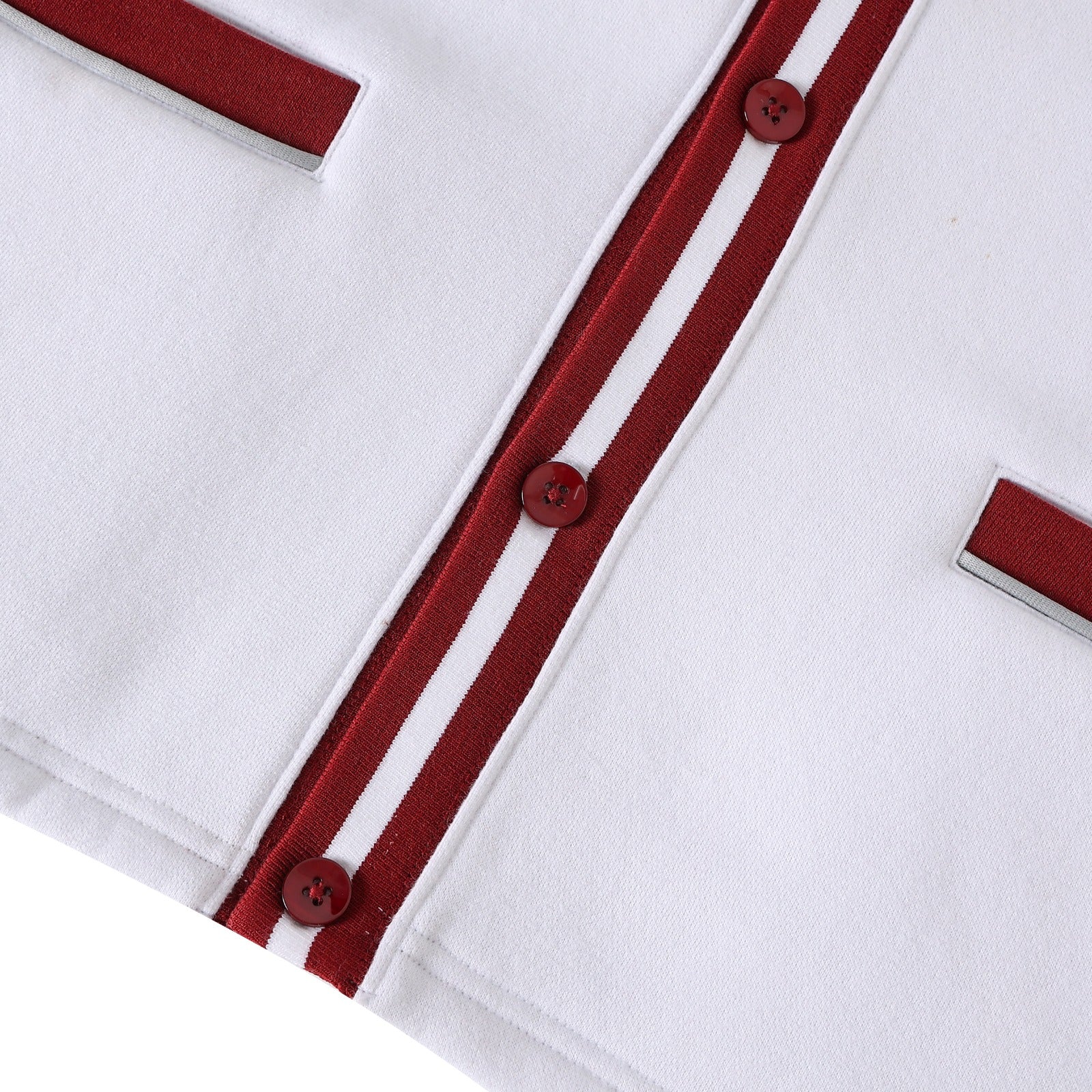 Alabama A&M White Fleece Cardigan