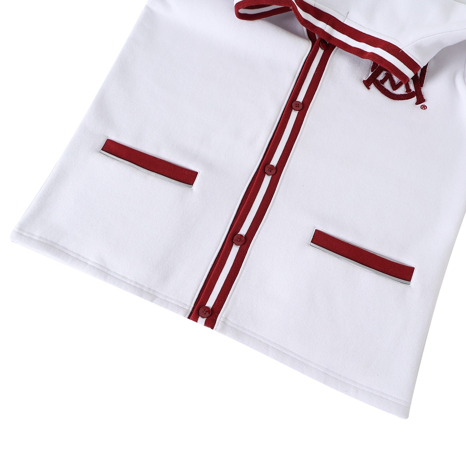 Alabama A&M White Fleece Cardigan