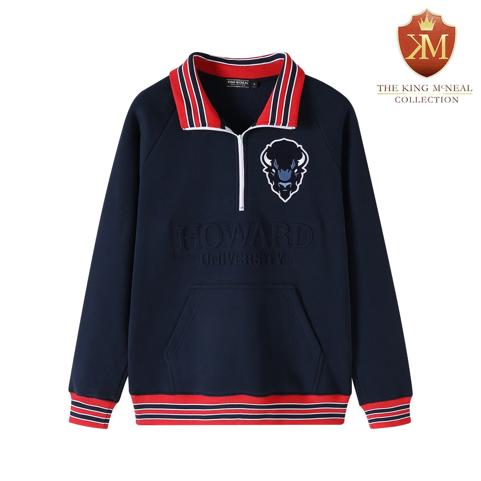 Howard University Quarter Zip Crewneck