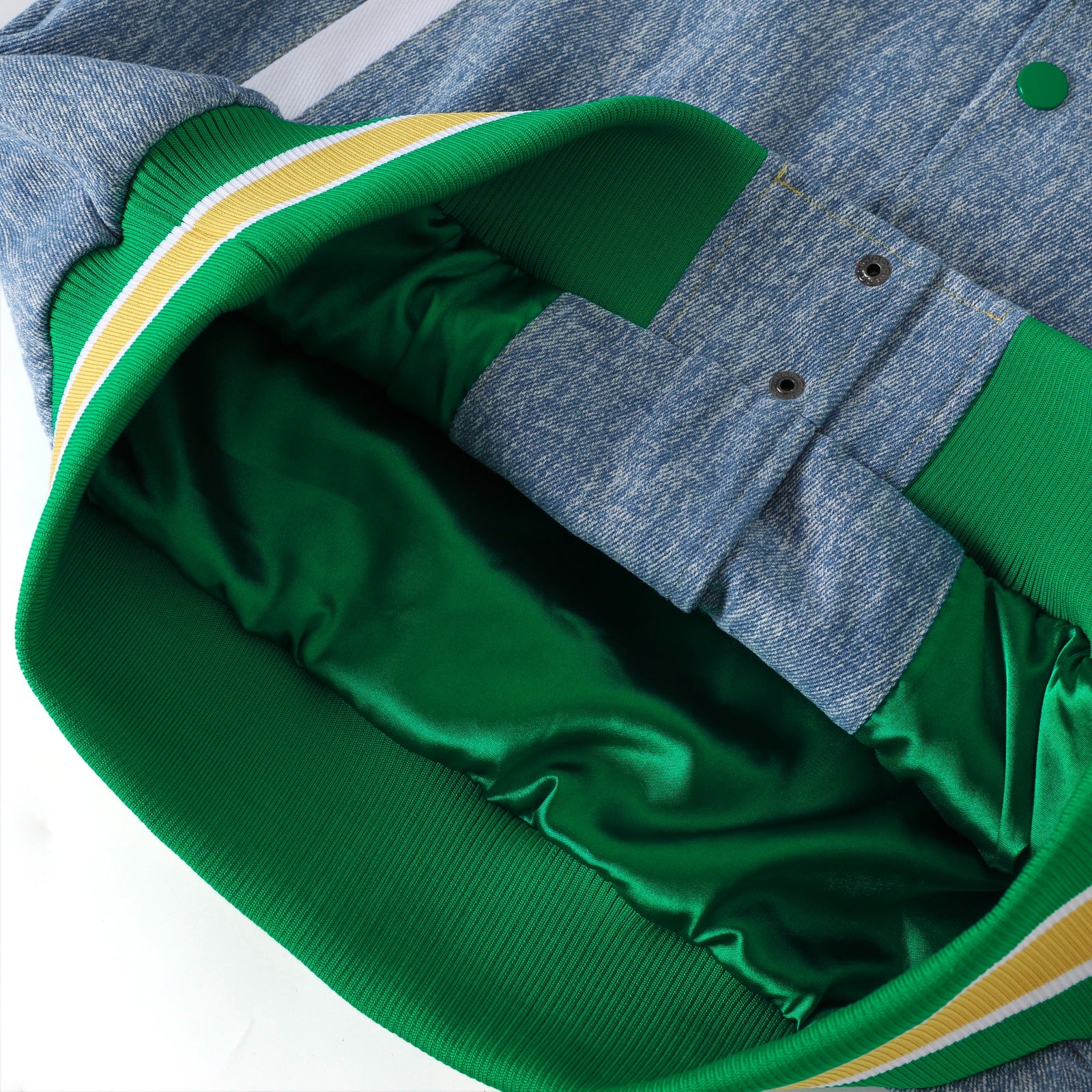 Norfolk State Denim Bomber Jacket