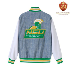Norfolk State Denim Bomber Jacket