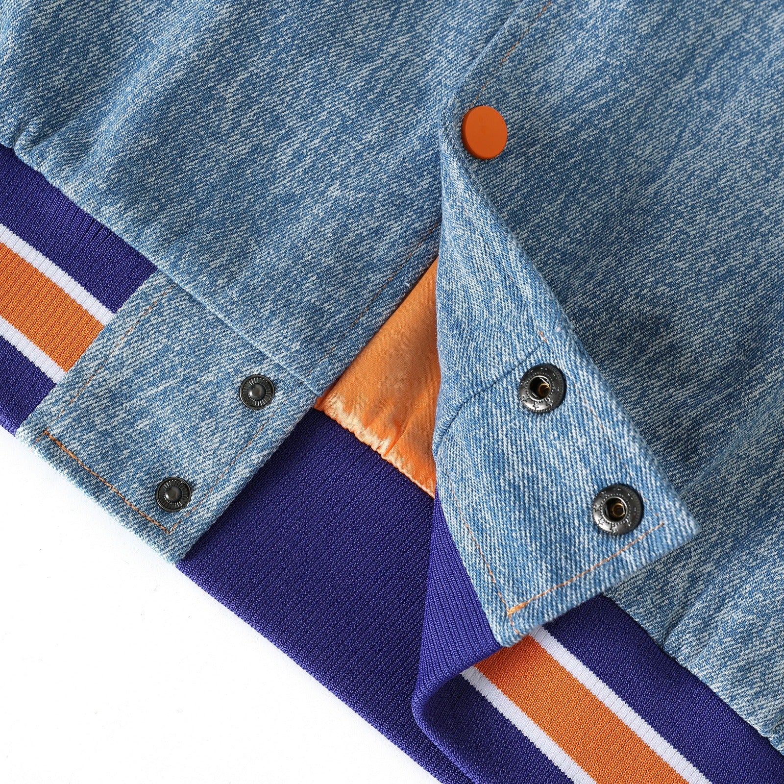 Lincoln University Denim Bomber Jacket