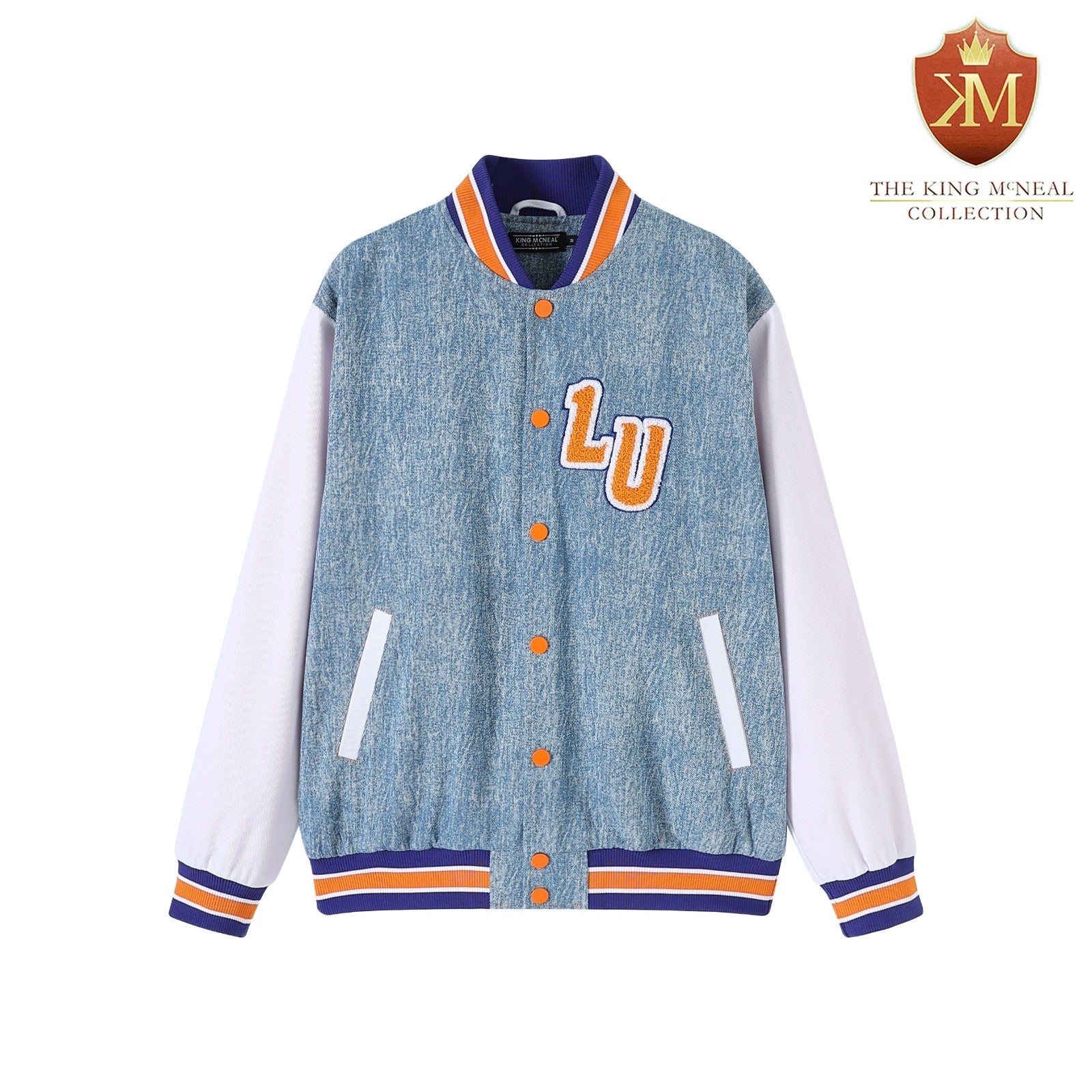 Lincoln University Denim Bomber Jacket