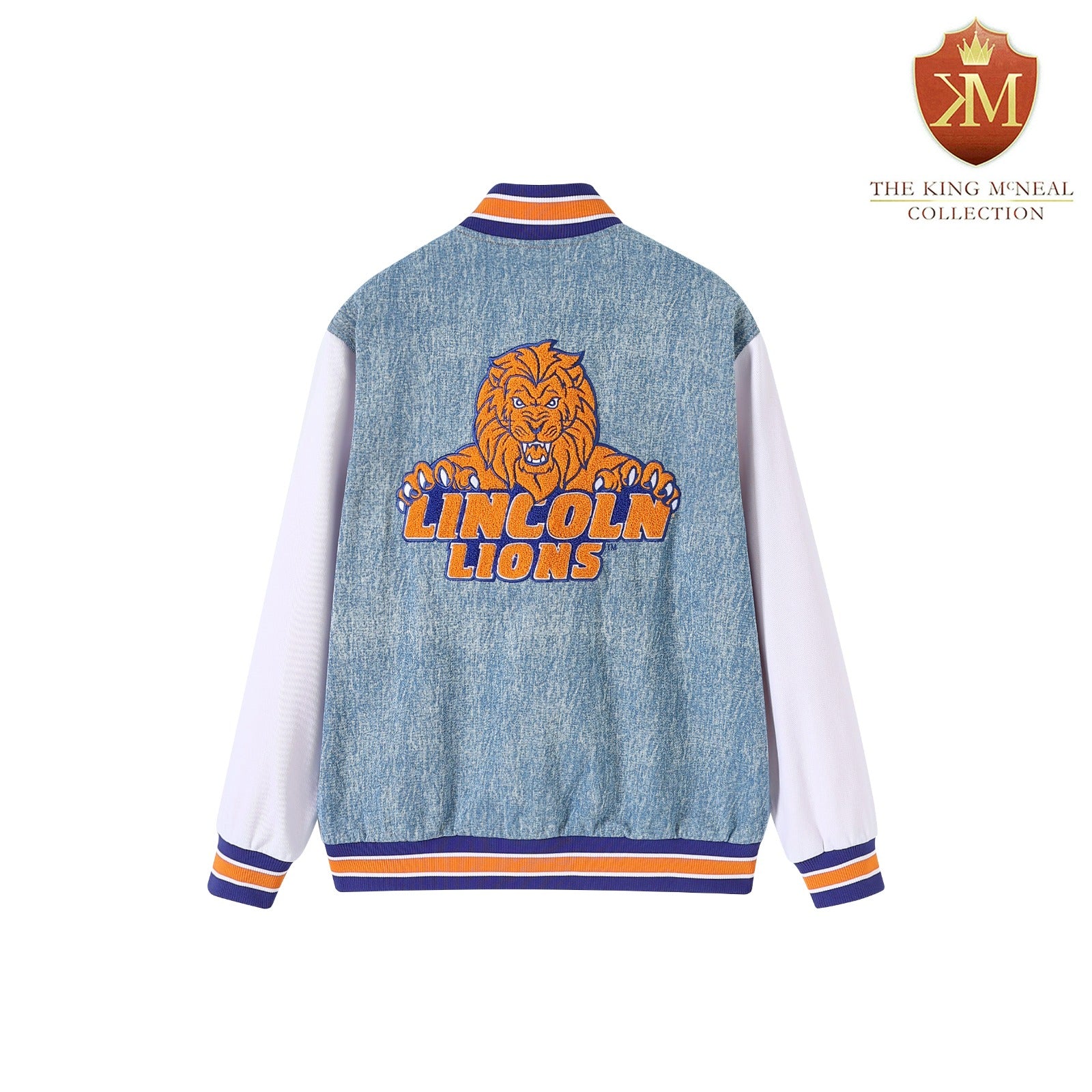 Lincoln University Denim Bomber Jacket