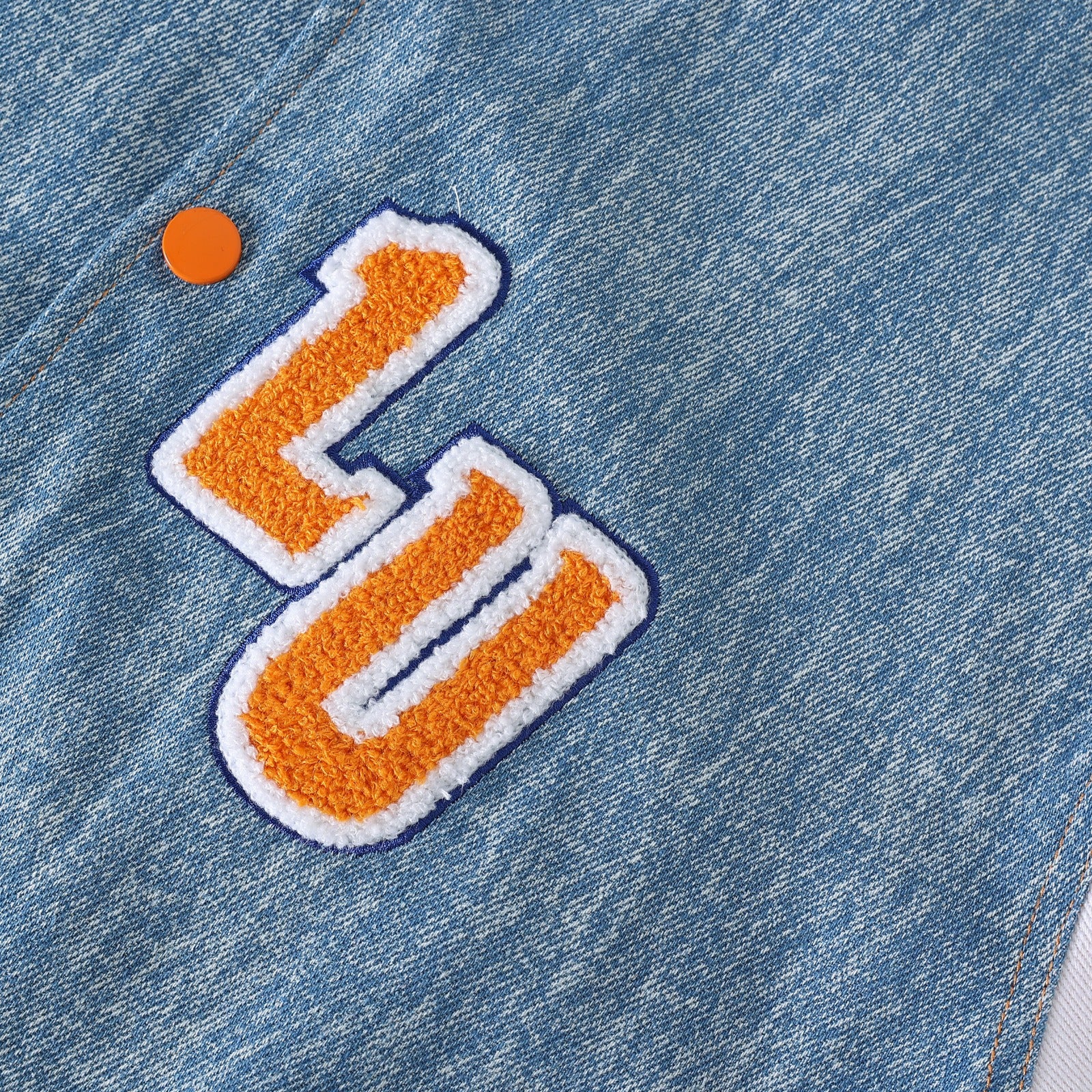 Lincoln University Denim Bomber Jacket
