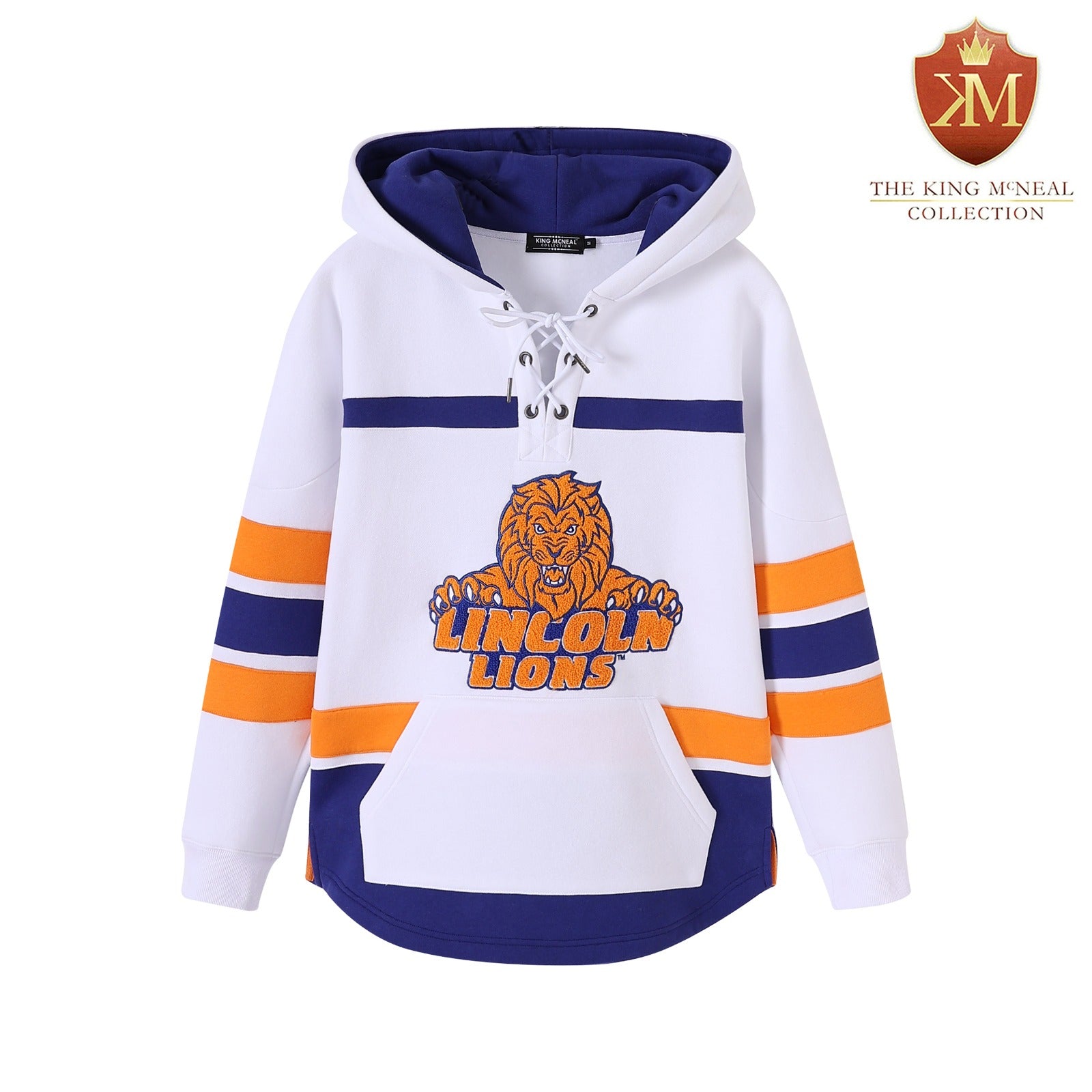 Lincoln University White Hockey Hoodie