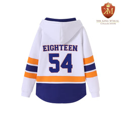 Lincoln University White Hockey Hoodie