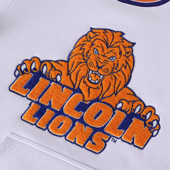 Lincoln University White Pocket Crewneck