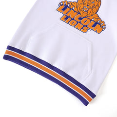 Lincoln University White Pocket Crewneck