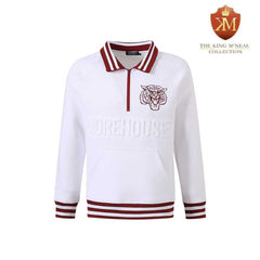 Morehouse College White Quarter Zip