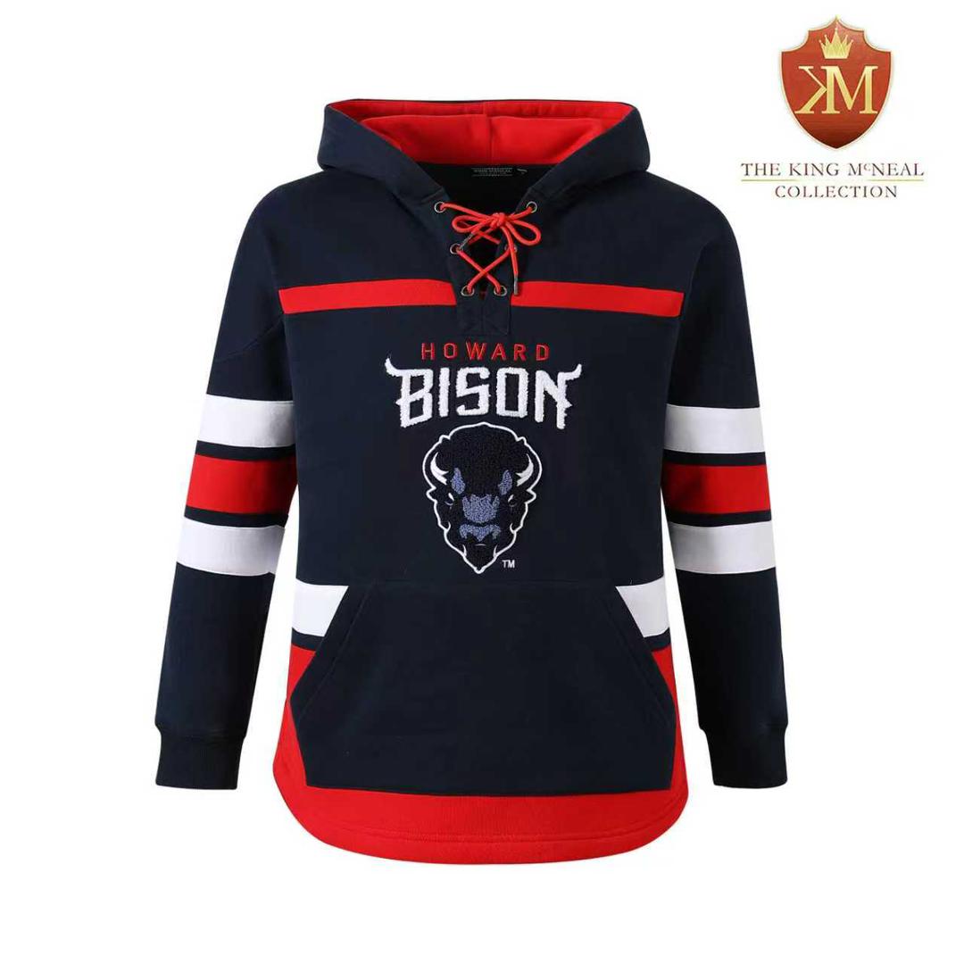 Howard University Blue Hockey Hoodie