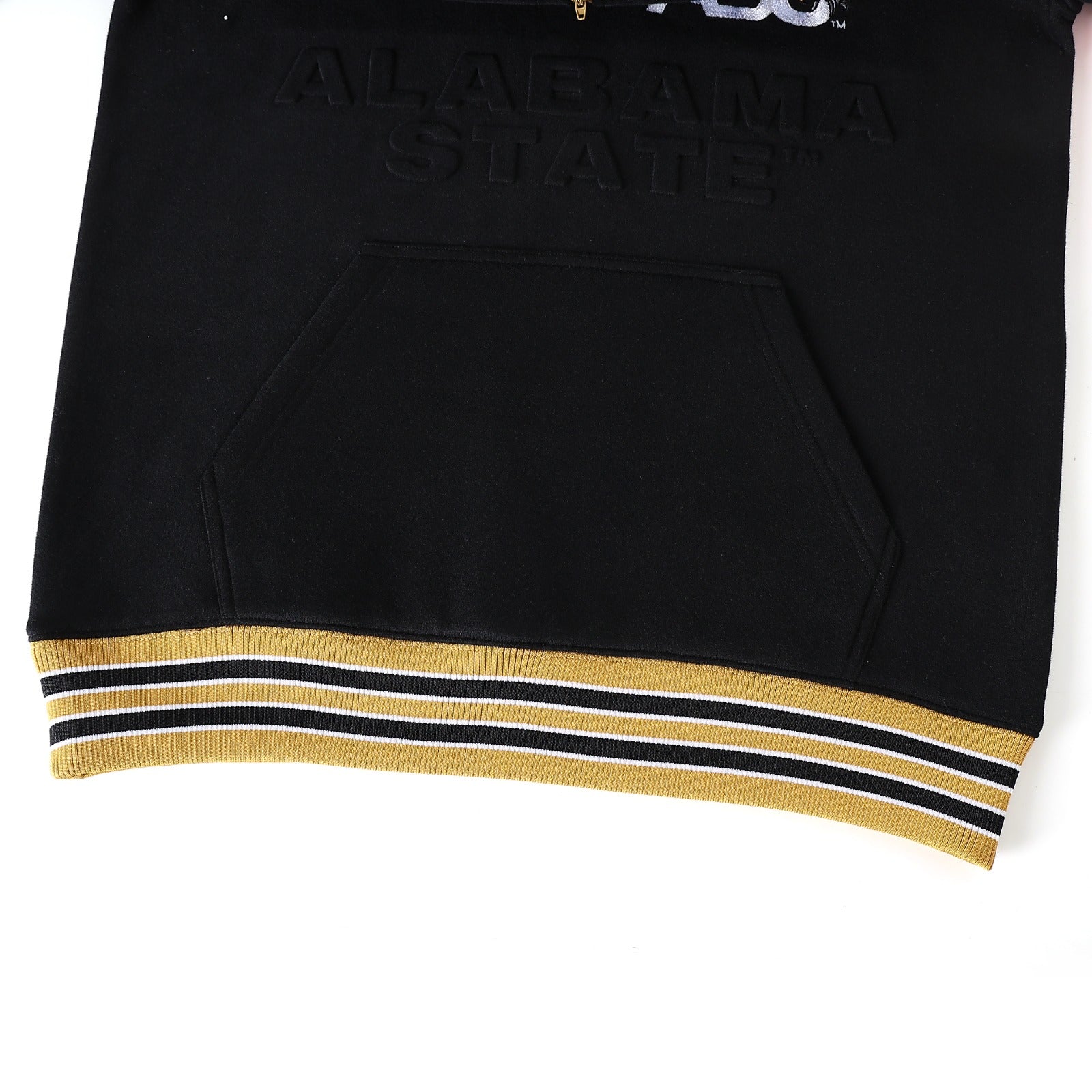 Alabama State Black Quarter Zip Crewneck