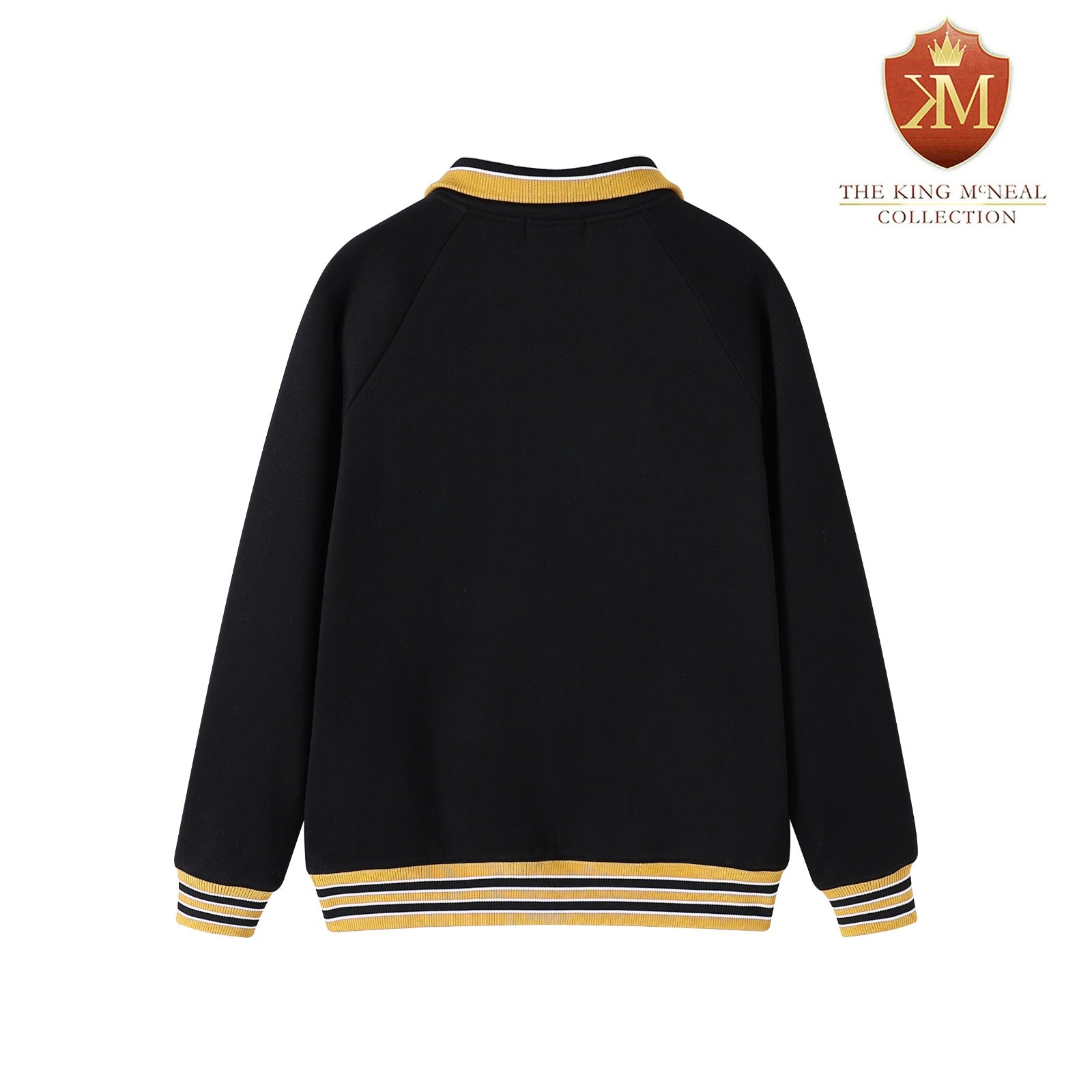 Alabama State Black Quarter Zip Crewneck