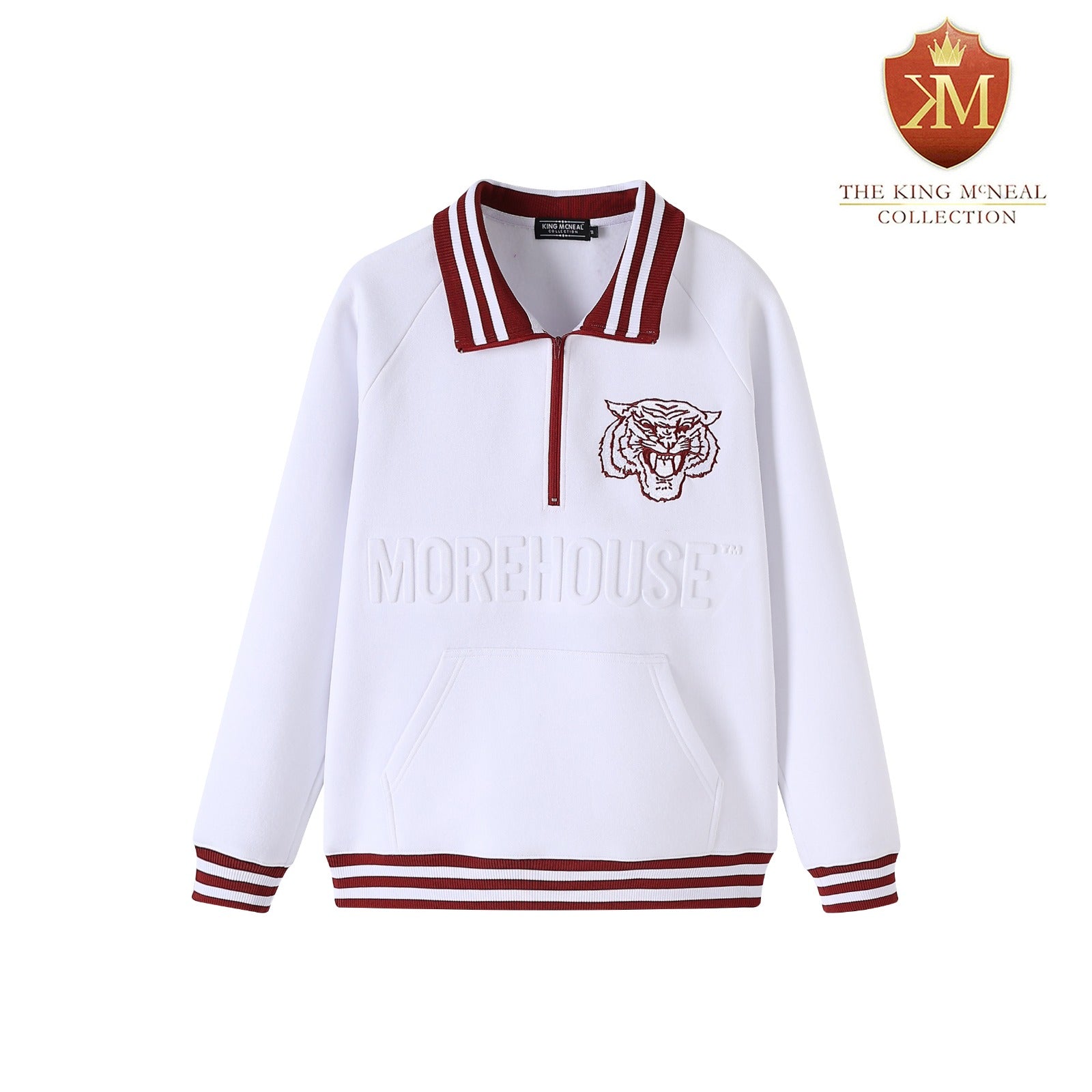 Morehouse College White Quarter Zip