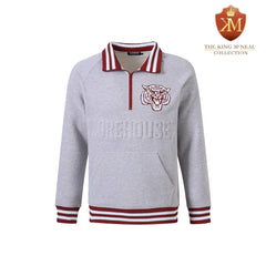 Morehouse College Heather Grey Quarter Zip