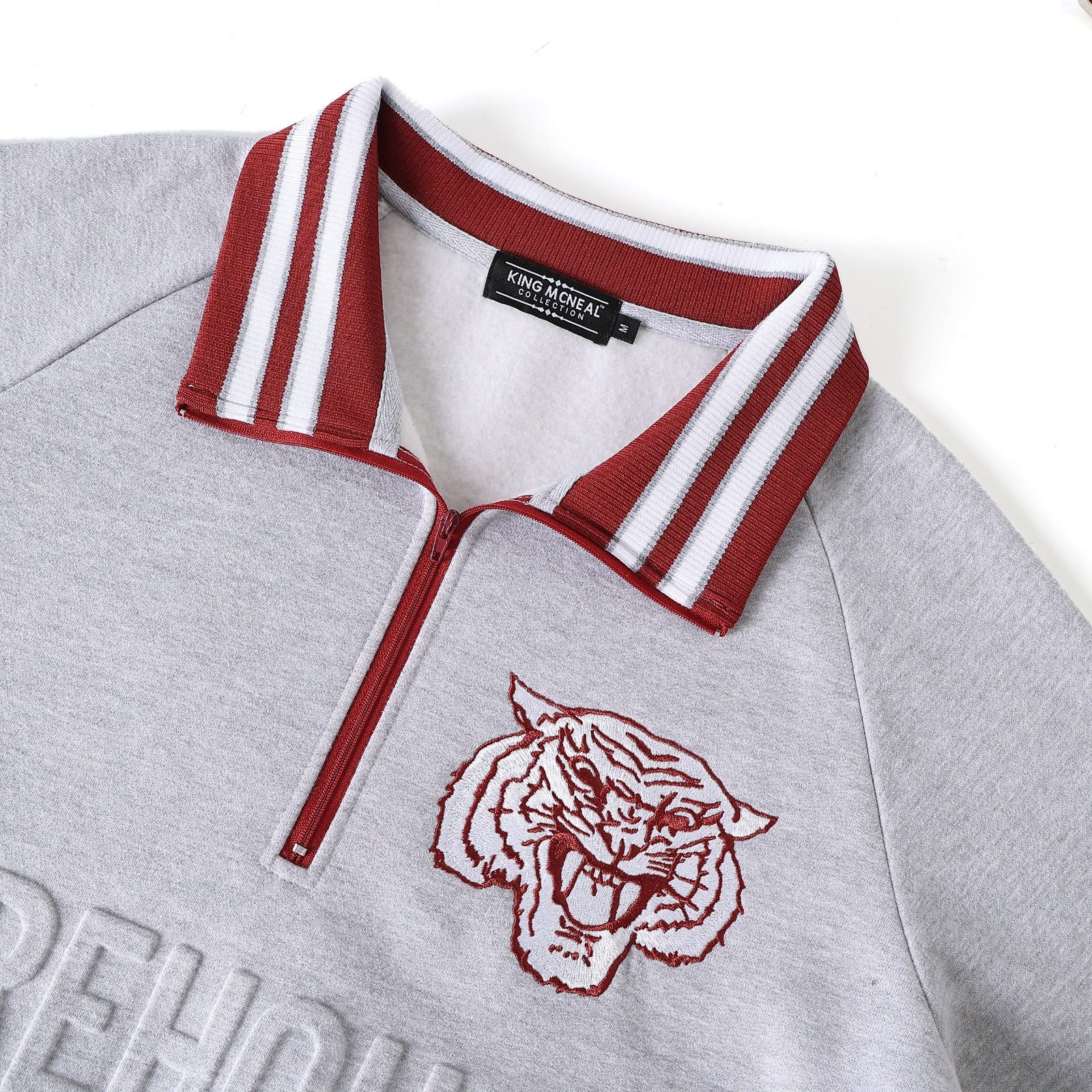 Morehouse College Heather Grey Quarter Zip