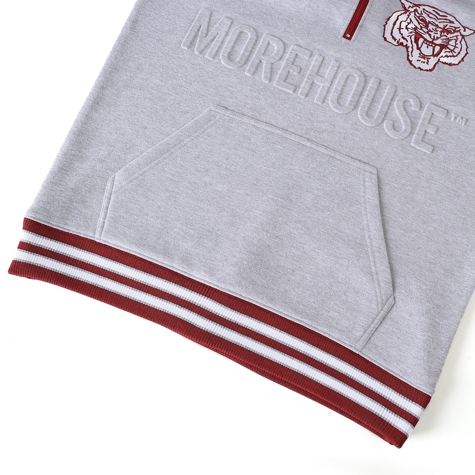 Morehouse College Heather Grey Quarter Zip