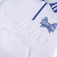 Hampton University White Quarter Zip