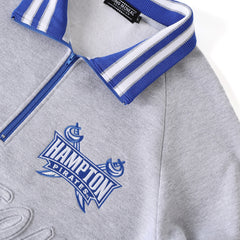 Hampton University Heather Grey Quarter Zip