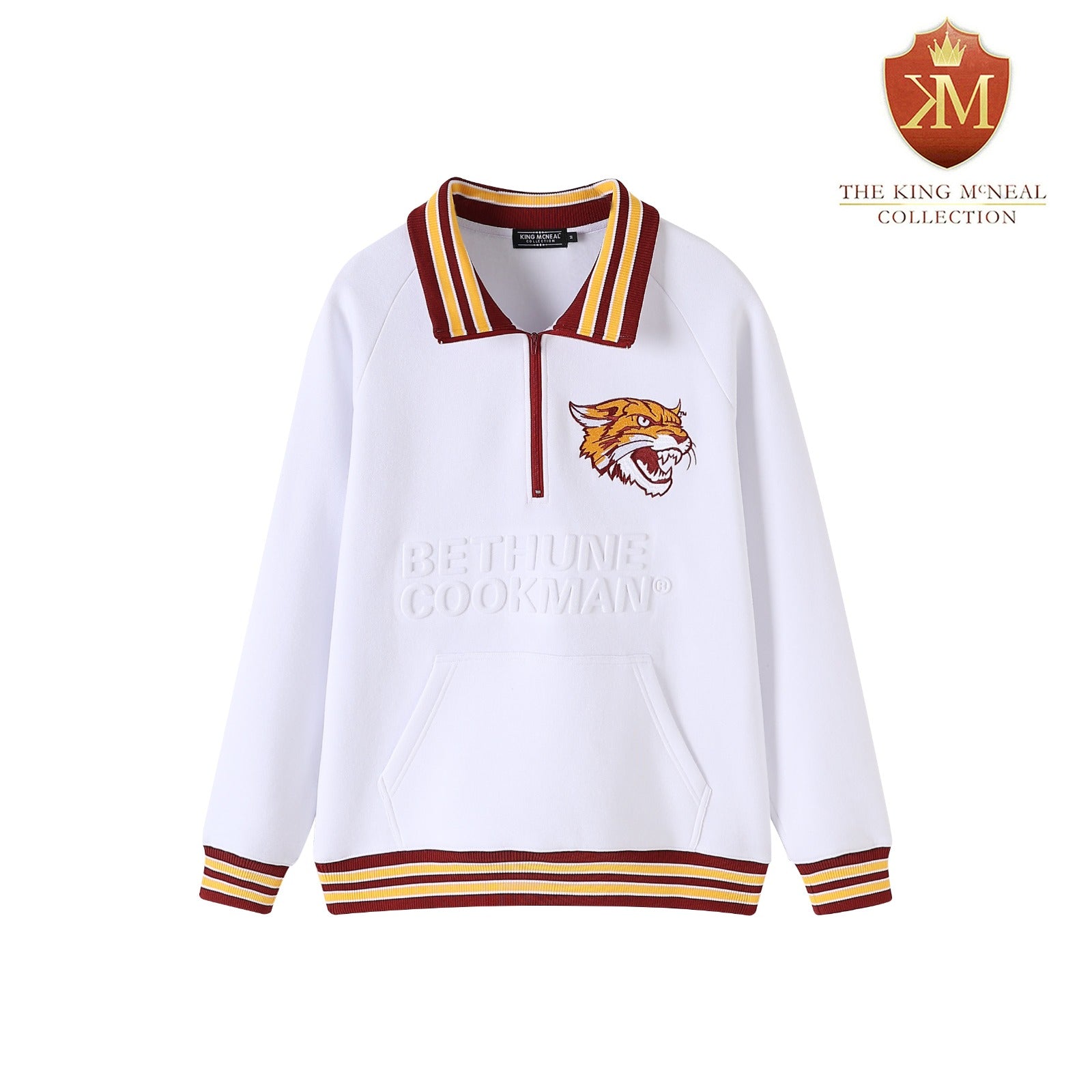 Bethune-Cookman University White Quarter Zip