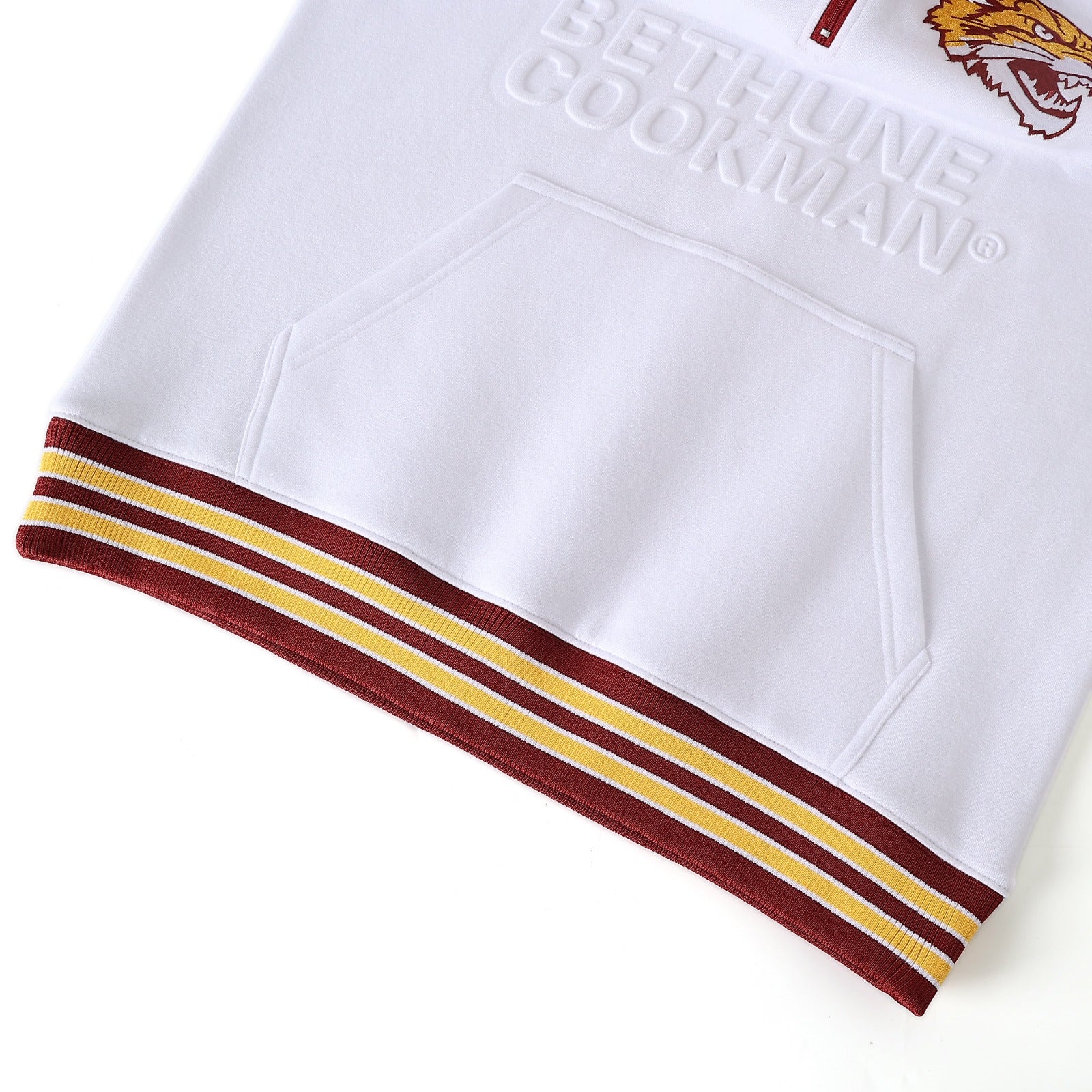 Bethune-Cookman University White Quarter Zip
