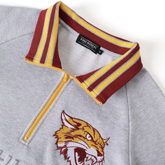 Bethune-Cookman University Heather Grey Quarter Zip