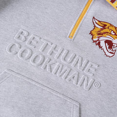 Bethune-Cookman University Heather Grey Quarter Zip