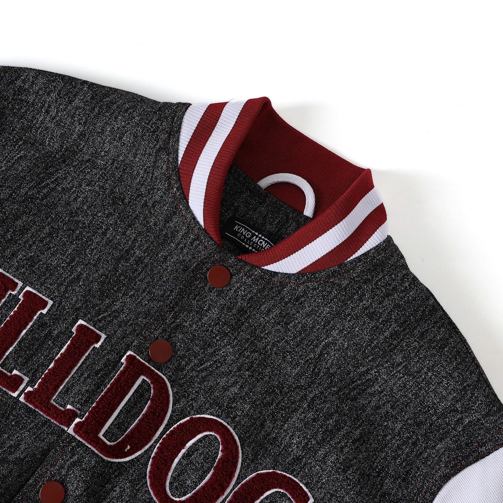 Alabama A&M Black Denim Bomber Jacket