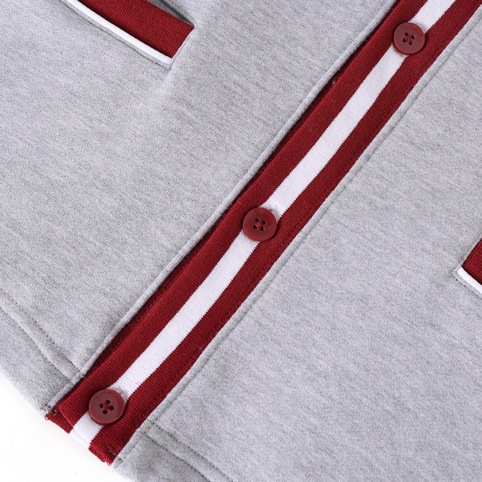 Alabama A&M Grey Fleece Cardigan