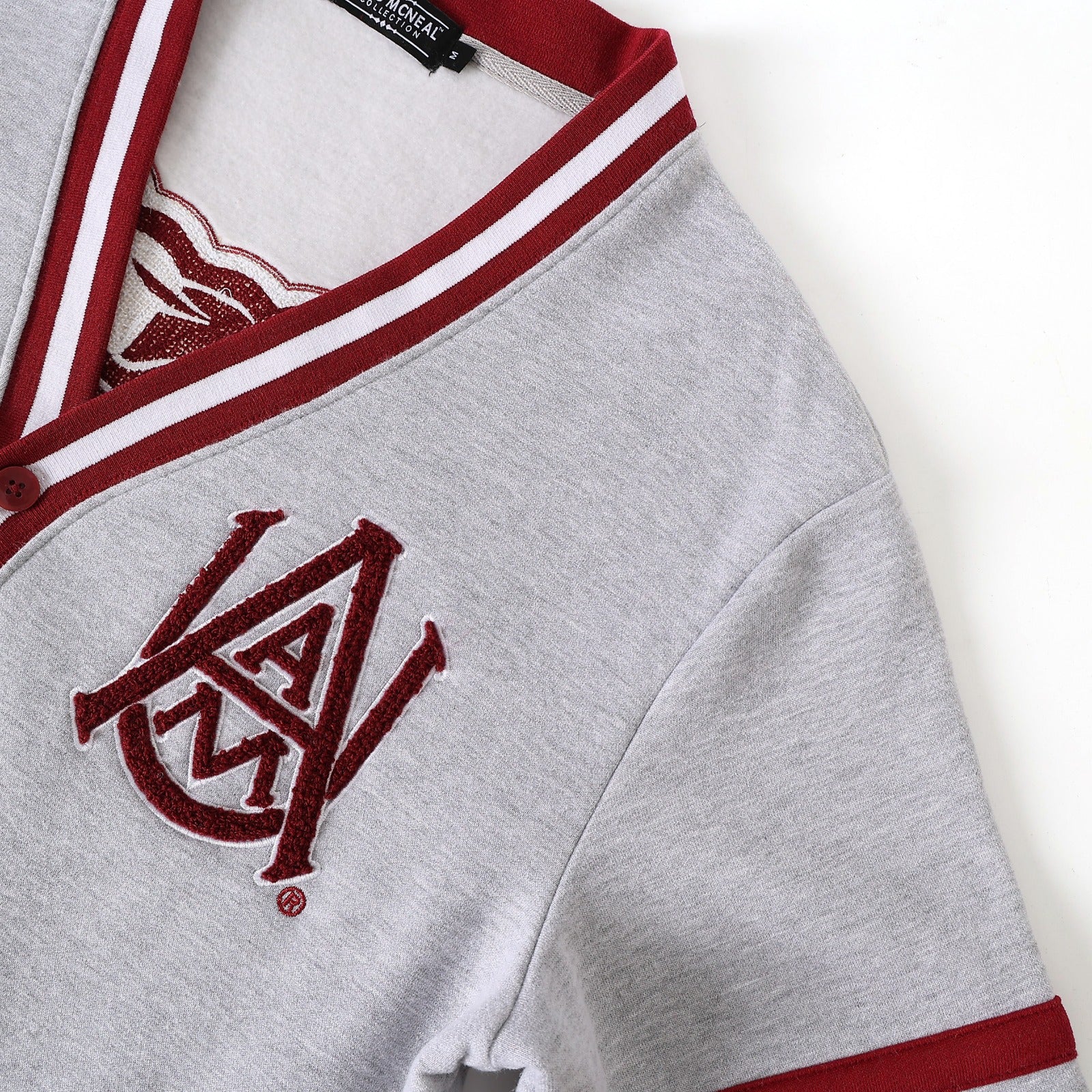 Alabama A&M Grey Fleece Cardigan