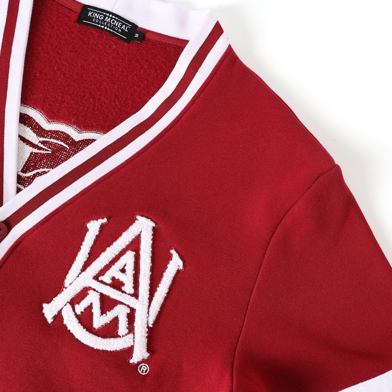 Alabama A&M Maroon Fleece Cardigan
