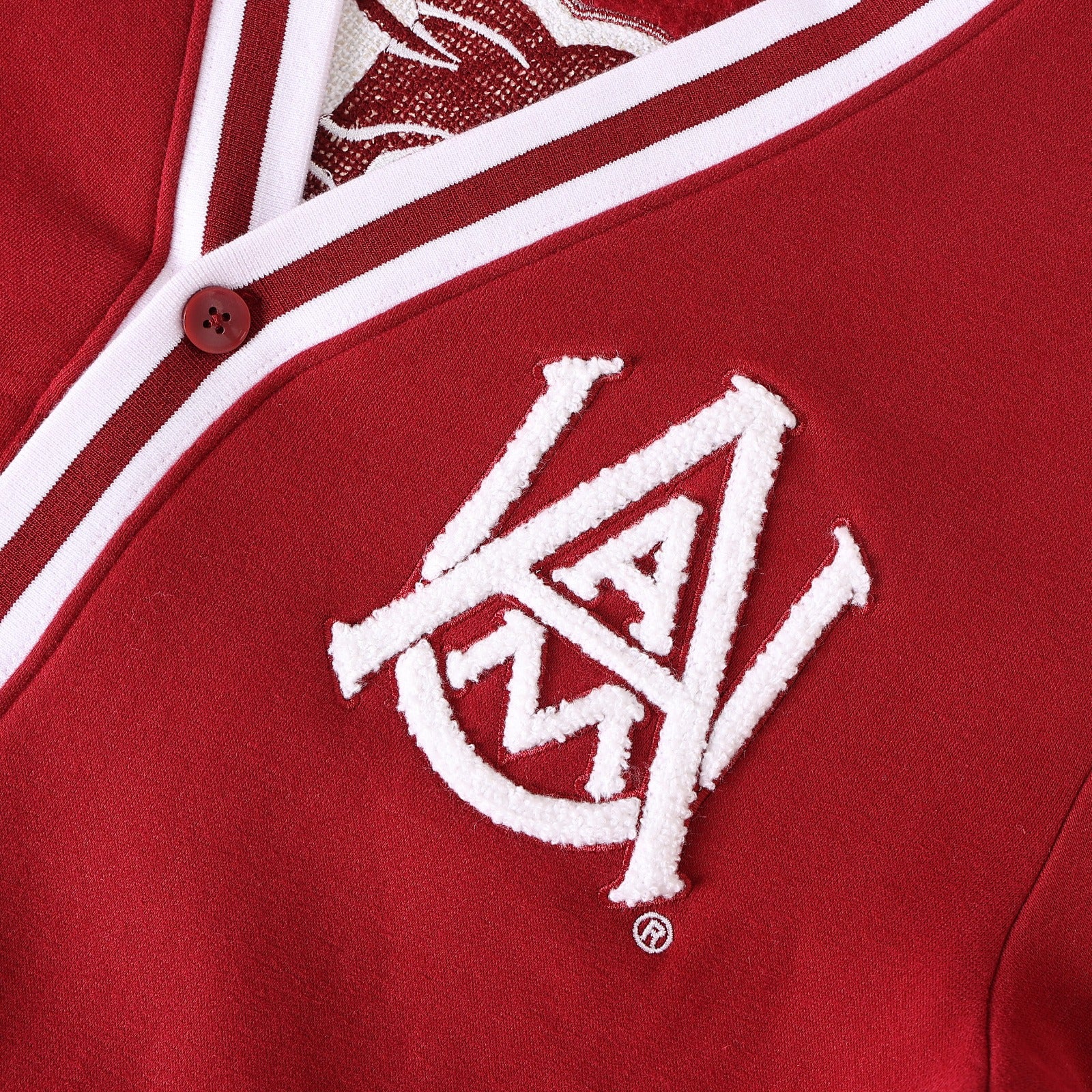 Alabama A&M Maroon Fleece Cardigan