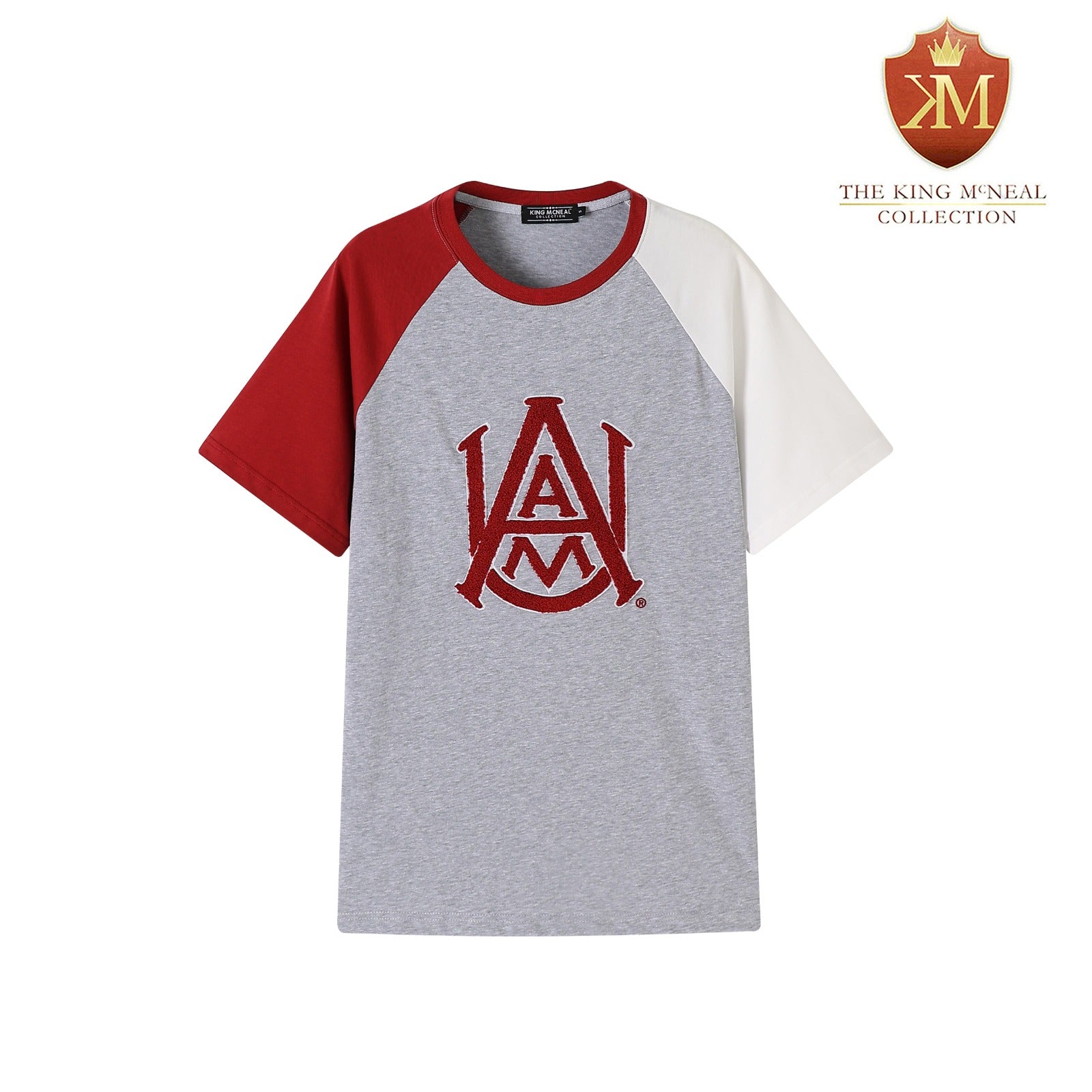 Alabama A&M Premium Grey Opposite Sleeve Chenille Shirt