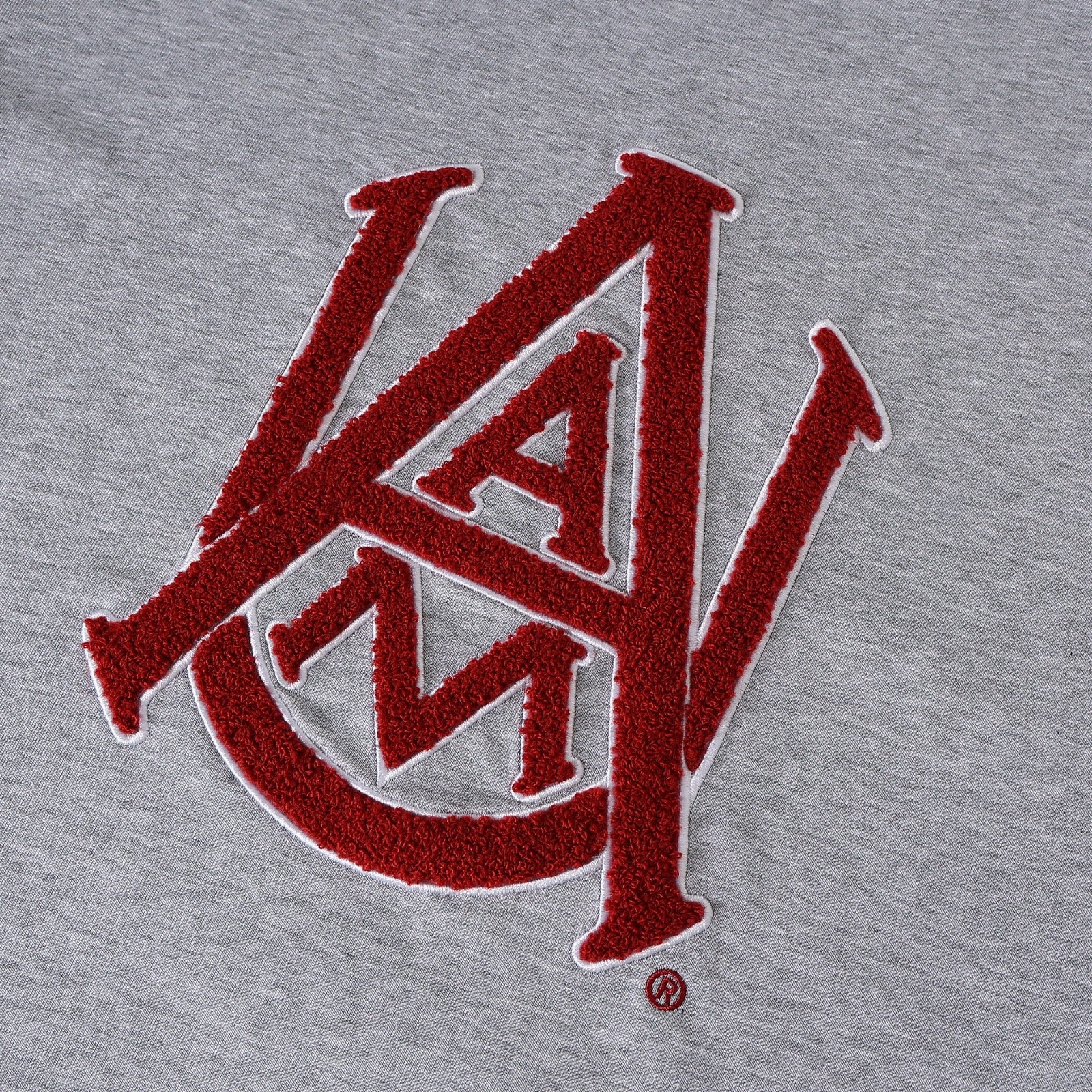 Alabama A&M Premium Grey Opposite Sleeve Chenille Shirt
