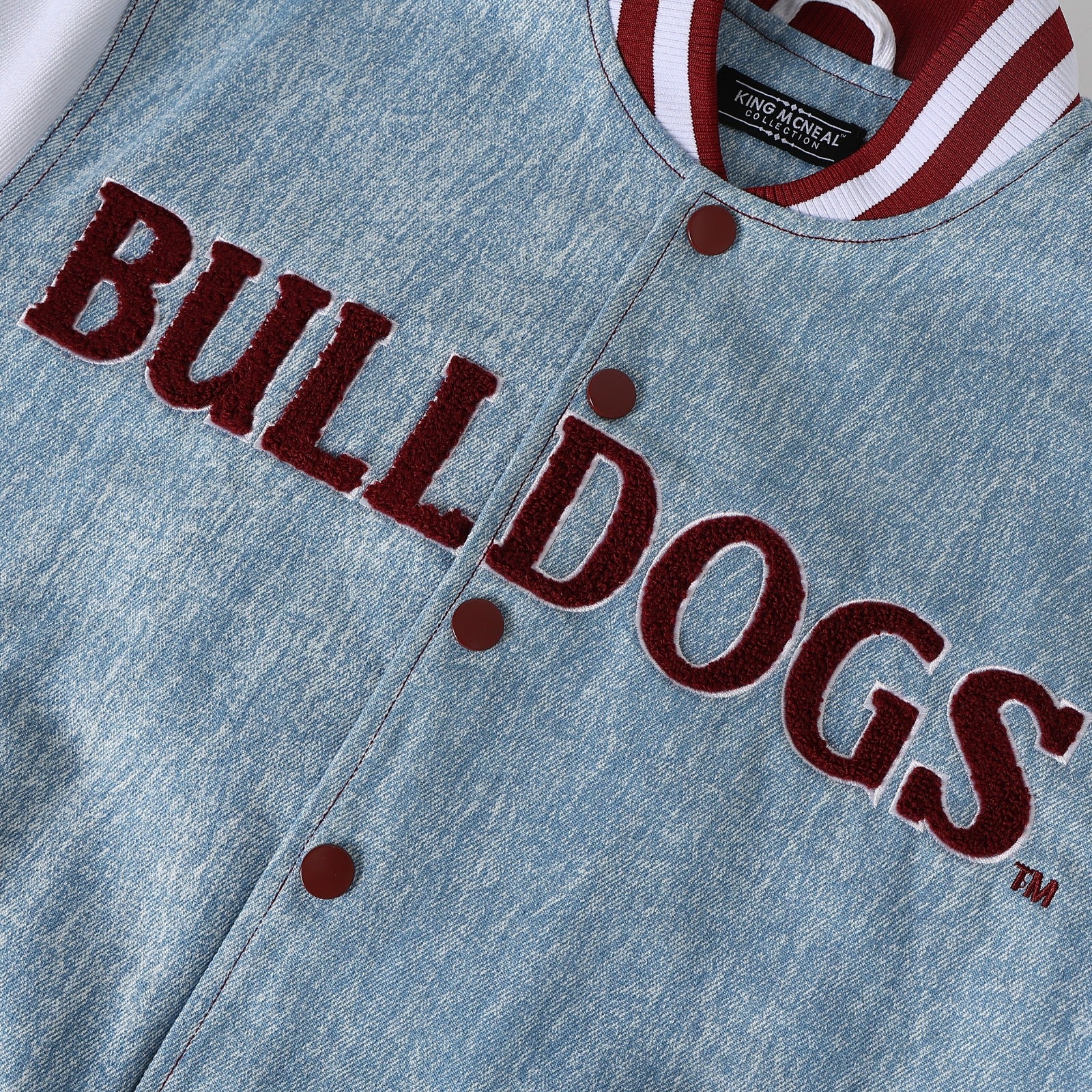 Alabama A&M Denim Bomber Jacket