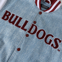 Alabama A&M Denim Bomber Jacket