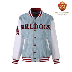 Alabama A&M Denim Bomber Jacket